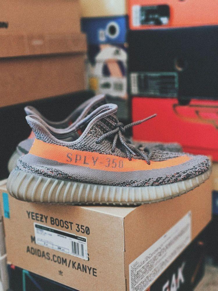 YEEZY 350 V2 灰橙丨又要开始穿🥥了